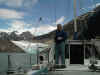 The 'snout' of North Sawyer Glacier in Tracy Arm (74K)